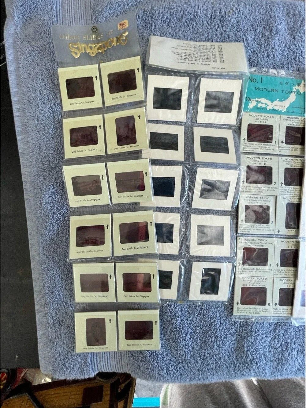 Vintage 35mm Film Slides Photo Lot- Travel, Singapore, Tokyo, Okinawa And More